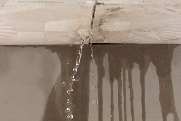 Professional Burst Pipe Cleanup technician working in Prosper, TX